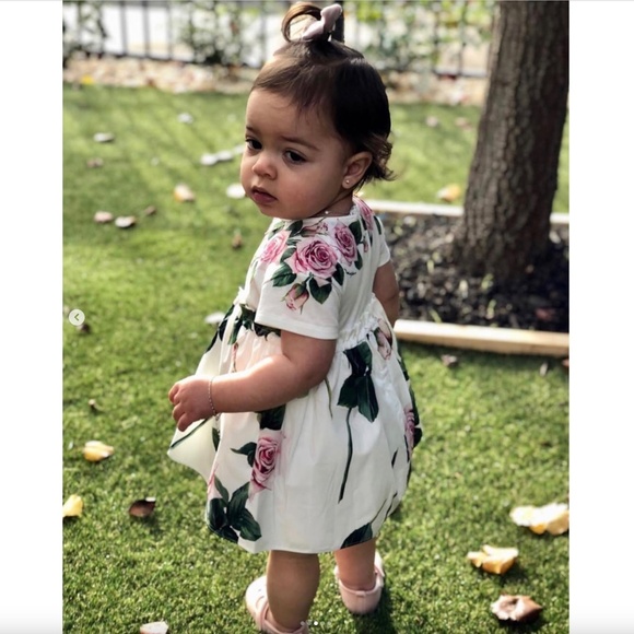 Dolce & Gabbana Pink Rose Dress size 2T New With Tags - Picture 5 of 16